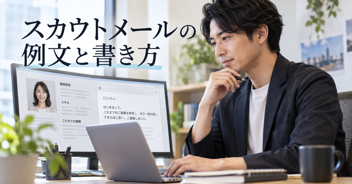 採用担当者向けのスカウトメール例文と書き方
