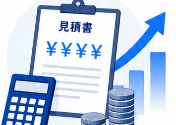 見積書と電卓と増えるコスト
